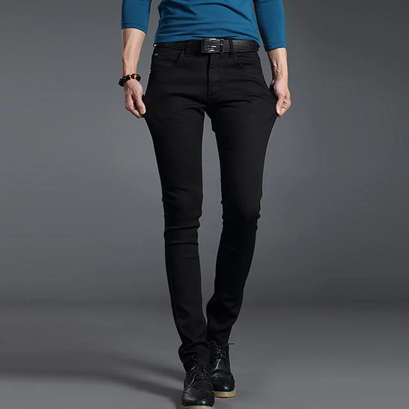 Good Quality Black gray blue Skinny Jeans Men Spring Summer