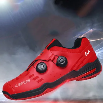 

Men Badminton Shoes 2020 New Breathable Rubber Tennis Shoes Men Sneakers High Quality Profession Unisex Pingpong Shoes L013