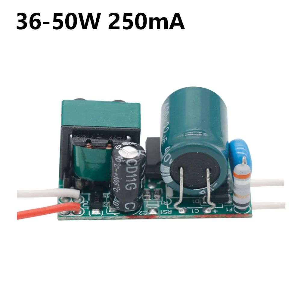 

LED Driver 250mA 36-50W For LEDs Power Supply Unit AC180-265V Output 110-160V Lighting Transformers