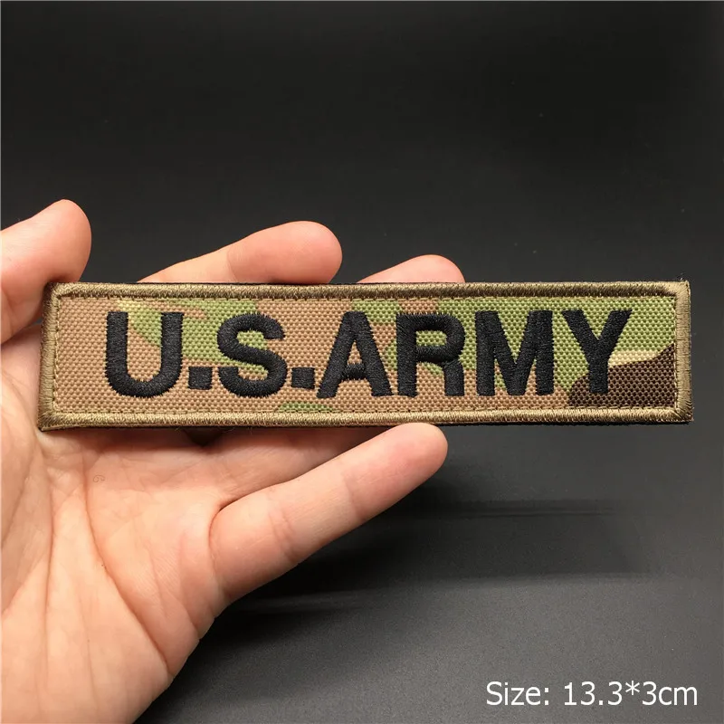 3D Tactical Patch Blood Type Group US ARMY Military Patches for Clothes Embroidered Badges Stickers on Backpack Stripes Applique