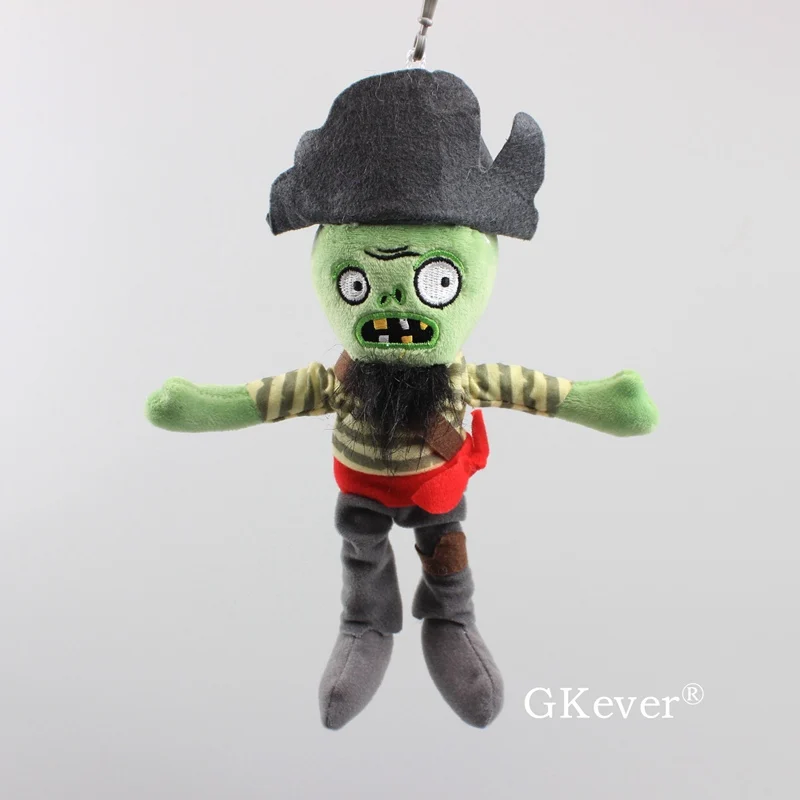 Плюшевый брелок PVZ 10 стилей Волшебник зомби утка Conehead Хала Swashbuckler 18 22 см мягкий