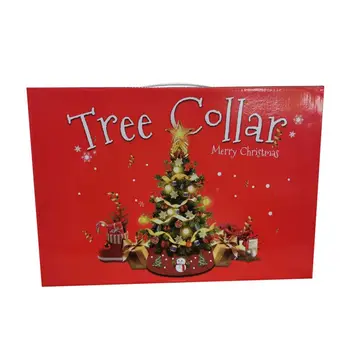 

Christmas Tree Skirt, Decoration Arrangement Apron Home Decoration ,With Gift Box