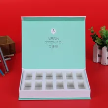 Индивидуальная Роскошная картонная Магнитная застежка откидная крышка картонная бумажная коробка в твердом переплете подарочные упаковочные коробки для косметики- PX11369