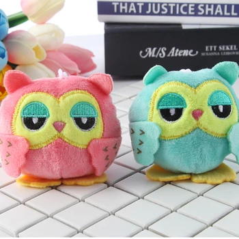 

Plush Keychains Owl 9 Cm Key Chain Toys , Plush Stuffed Animal Owl TOY , Small Pendant Dolls , Wedding Party Gift Plush Toys Kid