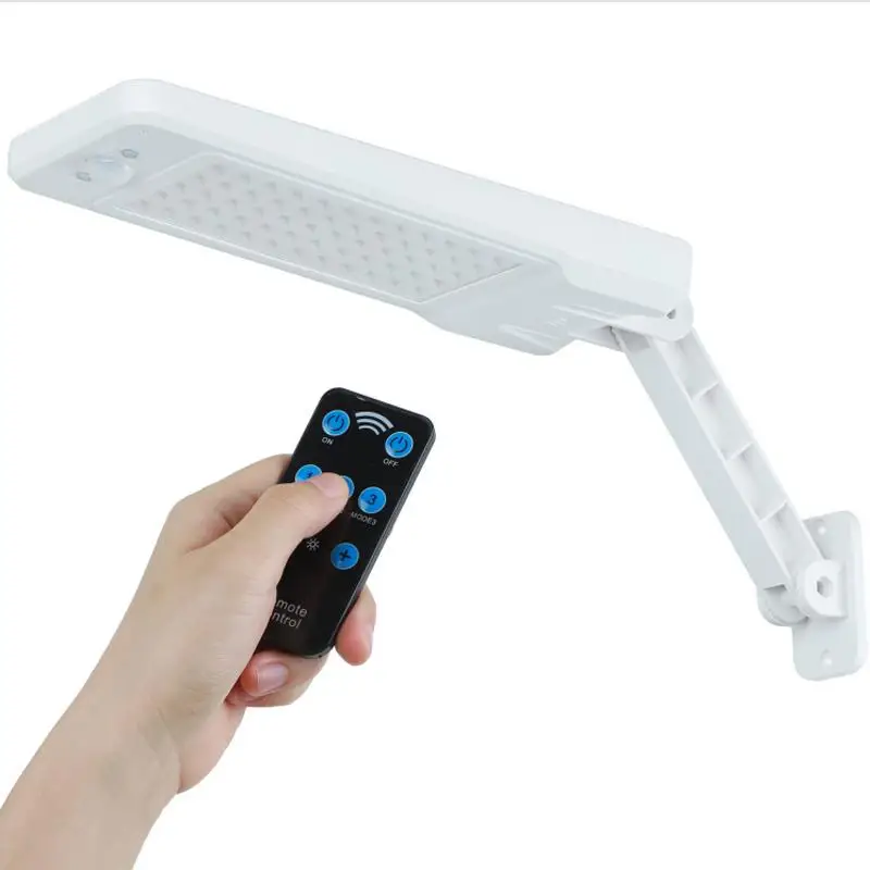 Dreamestone солнечный светильник с датчиком движения PIR 1000LM 60LED пульт дистанционного управления на солнечных батареях лампа Водонепроницаемая для наружного садового светильник ing