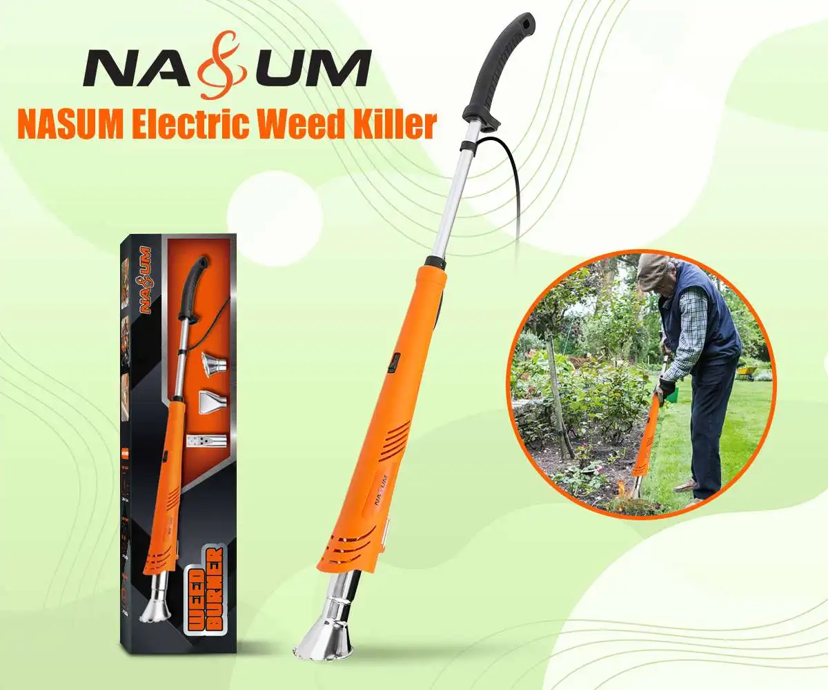 2000W Electric Hot Air Weeds Killer Grass Flamethrower Thermal Weeder