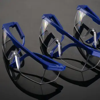 

Clear Black Safety Goggles Protective Windproof Eyewear Glasses