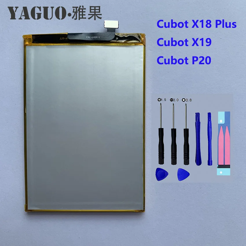 100% Высококачественная сменная батарея Оригинальная 4000 мАч для Cubot X18 Plus / X19/P20 +