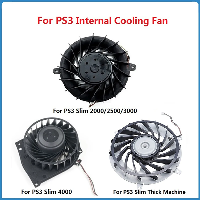 Ventilador Interno para Sony Playstation Ps3 Slim 2000 2500 3000 4000 Máquina de Controlador Grosso Kit de Substituição do Refrigerador Interno