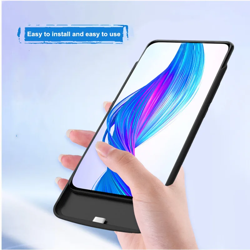 NTSPACE зарядное устройство чехол s для OPPO Realme X чехол для батареи 6500 мАч Тонкий портативный внешний аккумулятор чехол для зарядки чехол для аккумулятора