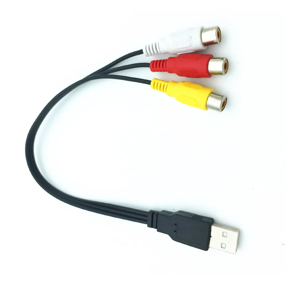 USB-RCA ̺, USB -3RCA RGB  AV  ̺  ̺, ׷   ̺, ڷ  ̾
