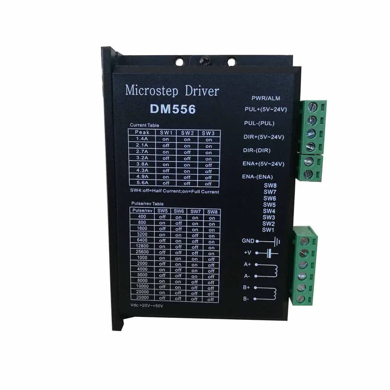 

DM556 Digital Stepper motor driver 2 phase 5.6A for 57 86 stepper motor NEMA17 NEMA23 NEMA34 Stepper Motor Controller