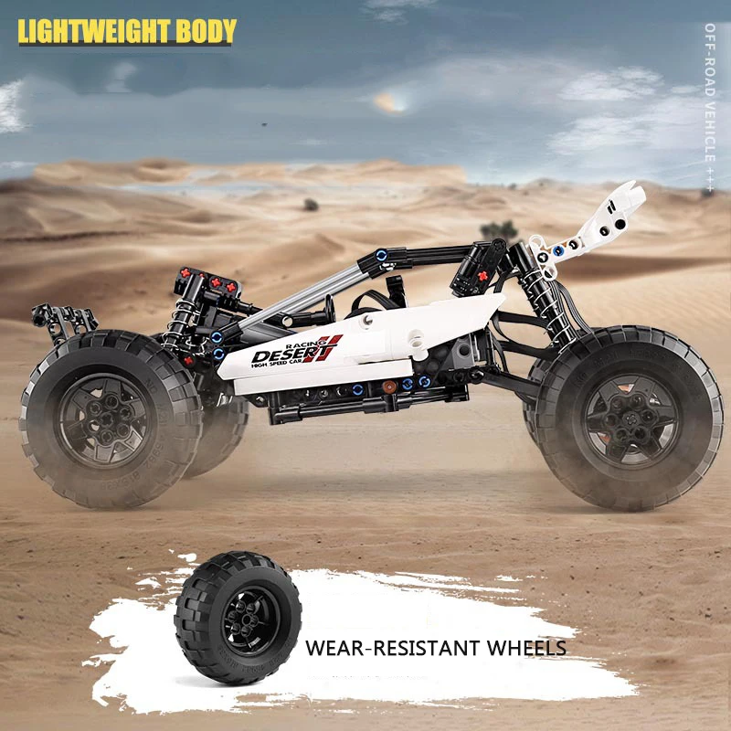 RC техника MOC 1812 PF Багги 2 пустыни Супер гоночный автомобиль на дистанционном