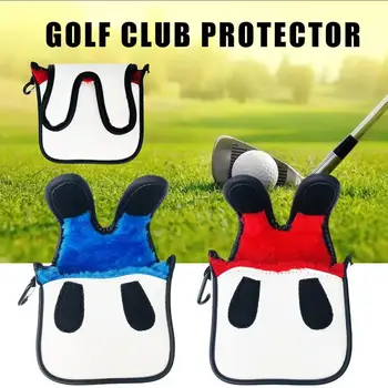 

Square Golf Mallet Putter Head Cover Club Protector Headcover Accessories Cue Protection Sleeve Golf Club Protector
