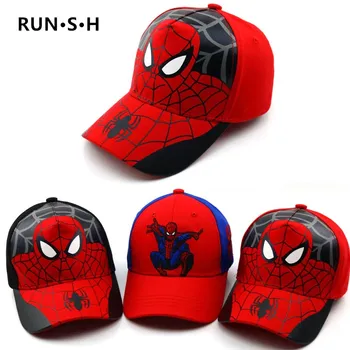

Baby Boy Girl Spiderman Hats New Cartoon Print Baby Embroidery Cotton Baseball Caps Kids Boy Girl Hip Hop Hat Kids Snapback