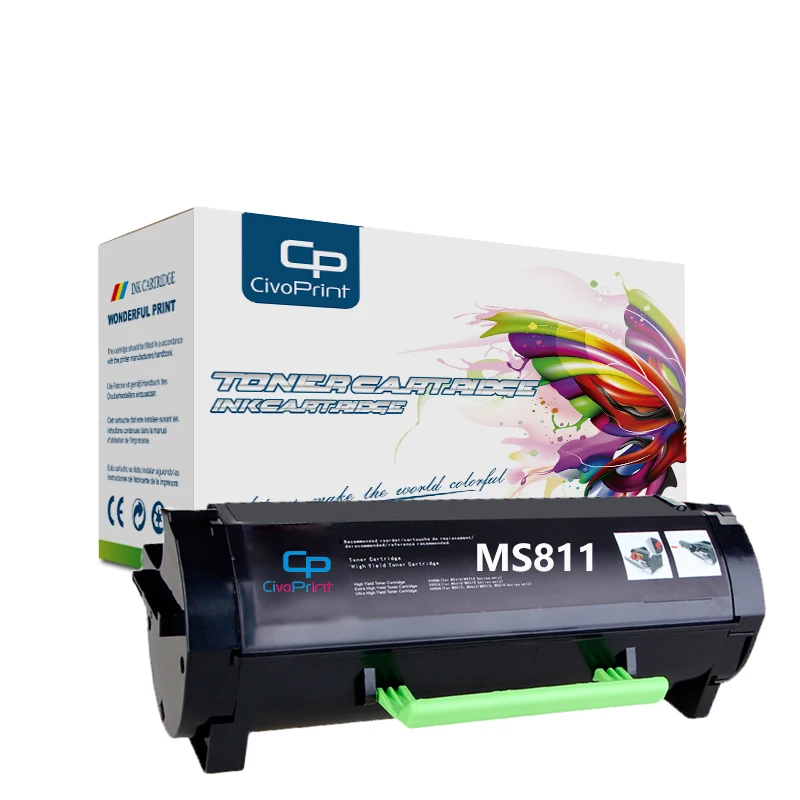 Civoprint Compatible toner cartridge MS811 for Lexmark MS811n MS811dn  MS811dtn MS812de MS812dn MS812dtn printer