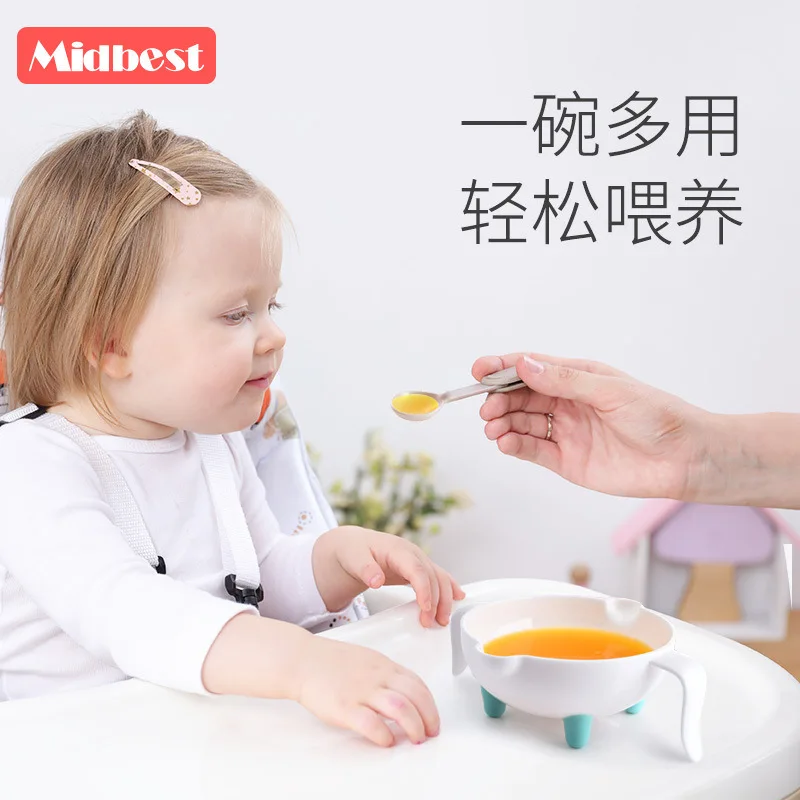 

Midbest Baby Food Supplement Grinding Bowl Set Multi-functional Grinding Bowl Food Supplement Grinder Manual