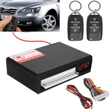 

Hot Car Auto Remote Control Central Kit Door Lock Locking Vehicle Keyless Entry System With Remote Controllers Universal