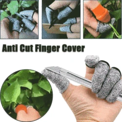 Couverture de doigt Anti coupure, couverture de doigt de cueillette, bricolage de doigt de coupe, couverture de pelage de doigt, menuiserie, gants de doigt, outils à main 