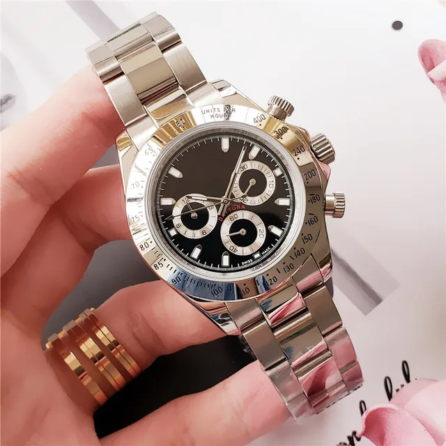 

Designer mechanical stainless steel automatic movement watch, top luxury ceramic bezel