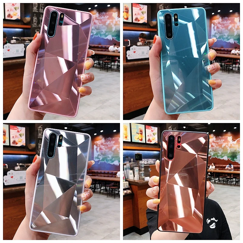 Jelly Diamond чехол для HUAWEI P20 P30 P40 Mate 10 20 30 Lite Pro Honor 8X Y9 Prime 2019 p smart z противоударный