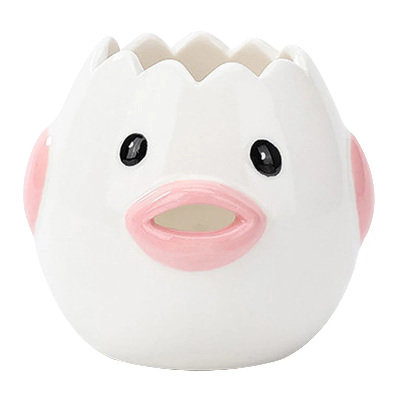 Мультфильм Керамика Яичный желток Белый сепаратор яичный разделитель Кухня