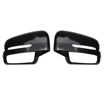 

Replace Black Rearview Mirror Cover Cap Side Door Mirror Cover for Mercedes Benz W463 W166 W164 M R G GL GLE GLS Class