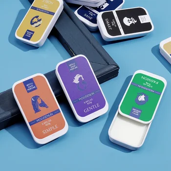 

Solid Perfume Portable Fragrances Men Women Magic Balm Iron Box Easy To Carry Long Lasting Aroma Deodorant Fragrance