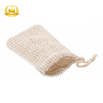 

Handmade Cotton And Linen Soap Bag Foam Net Wash Face Cleansing Natural Plant Fiber Soap Bag Environmental Cleansing YDHS