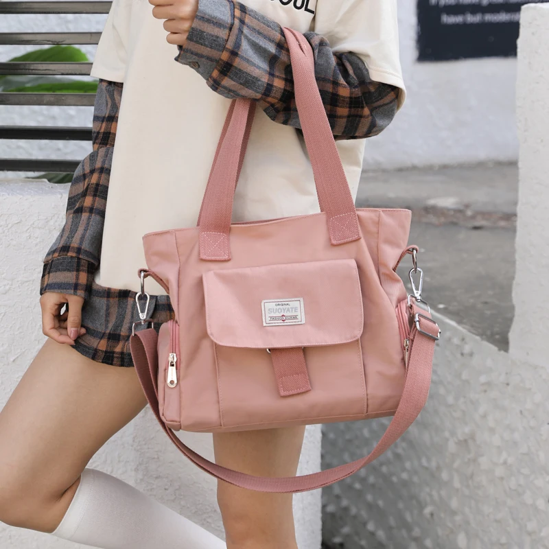 

Casual Crossbody Bags For Women 2020 Waterproof nylon Shoulder Messenger Bag Large Capacity New Arrival Lady Travel Handbags
