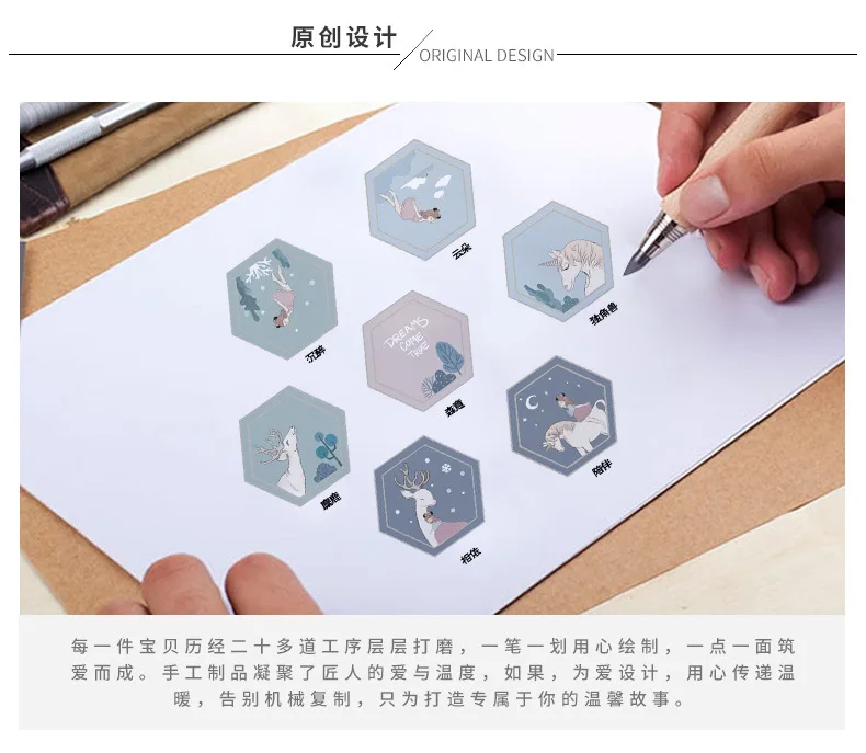 YXYT Nordic Style Wall Hanging Decoration girl with unicorn modern home Hotel cafe Entrance porch wall decor (15)