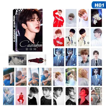 

30Pcs/set Nine PERCENT CXK Fan Chengcheng Made Paper Poster Photo Card Lomo Card HD Photocard Fans Gift Collection