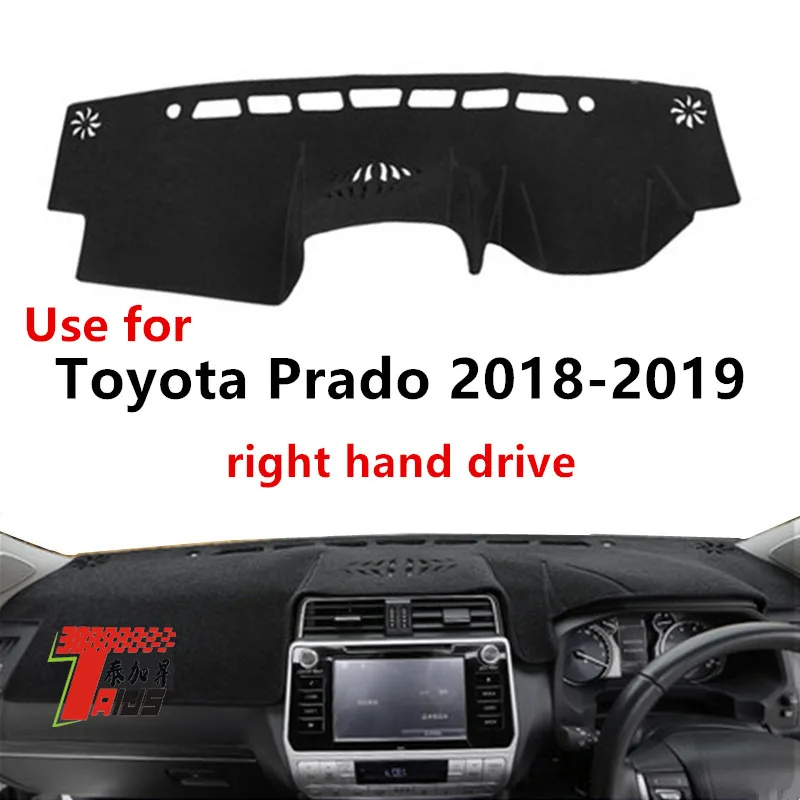Taijs right hand drive car dashboard cover for Toyota Prado 2018-2019 protective polyester mat 18-19 | Автомобили и мотоциклы