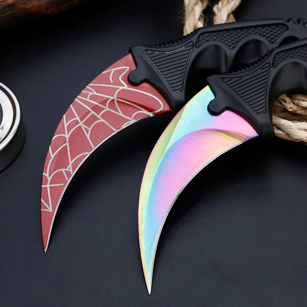 Karambit CS GO нож для косплея CSGO тактические походные охотничьи ножи титановый