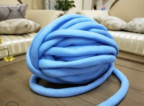 Синий Mylb 1000 г/шар ультра-Толстая натуральная шерсть-ровинг DIY грубые руки шерстяное одеяло ручной вязки спиннинг DIY одеяло 30 м - Цвет: Синий