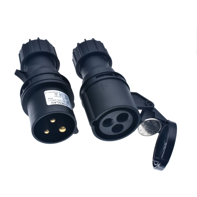 工業用プラグとソケット IP44 防水コネクタ 3PIN 4PIN 5PIN 16A/32A 防水電気接続 壁取り付けソケット(In 5 個の  工業用プラグとソケット防水コネクタ 3PIN 4PIN 5PIN 16A/32A 防水電気接続壁取り付けソケット_4PIN) 16A/32A  工業用プラグソケット 防水コネクタ 3ピン 4 ... 5 個の工業用プラグとソケット防水コネクタ 3PIN 4PIN 5PIN 16A/32A 防水電気接続壁取り付けソケット_4PIN)