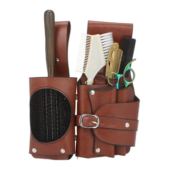 

Professional Hairdresser Holster Scissor Bag Waist Pouch for Scissor Comb Clip Storage with Waist Belt Products for Hair Salon