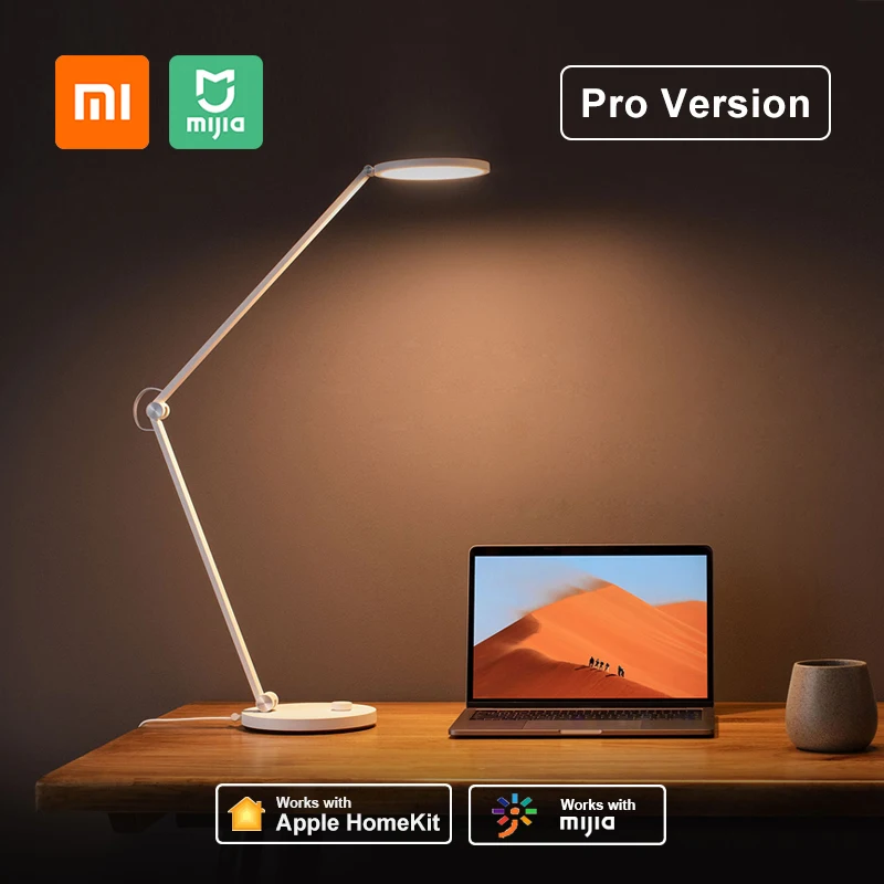 Оригинальная настольная лампа Xiaomi Mijia Pro светодиодная смарт для чтения студентов