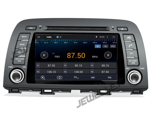 Четырехъядерный 1024*600 HD экран Android 9,0 автомобильный DVD gps Радио Навигация для Mazda CX-5 мазда 6 с 4G/Wifi DVR OBD 1080P