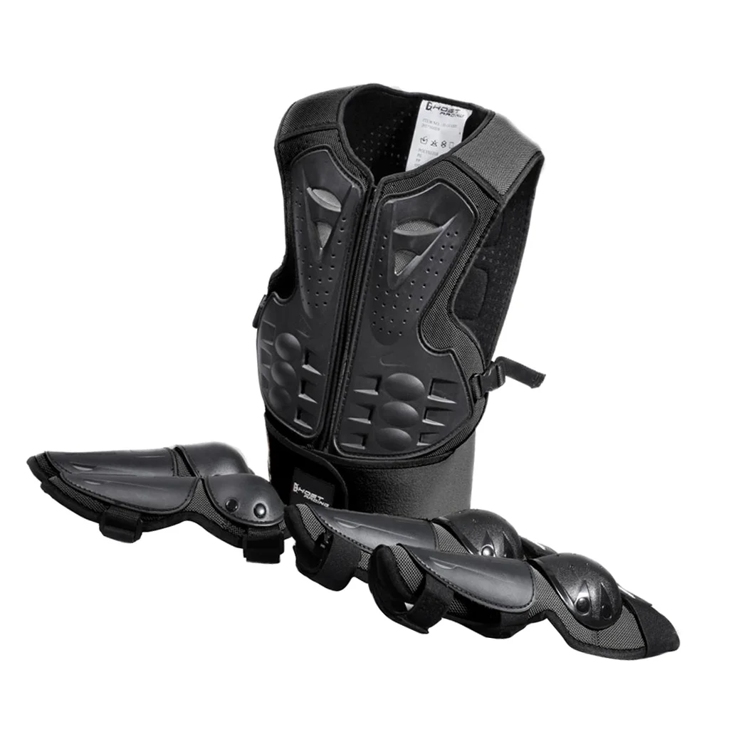 Durable Children Body Chest Knee Elbow Portector Equipment for Motorcycle Skiing