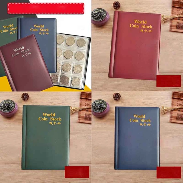 120 Pockets Coin Album Collection Book  Album Book Collector Coin Holder -  Coin - Aliexpress