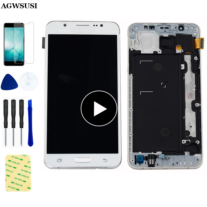 Для Samsung Galaxy J7 2016 LCD сенсорный J710FN ЖК дисплей экран для J710 SM J710F J710M J710H в сборе с