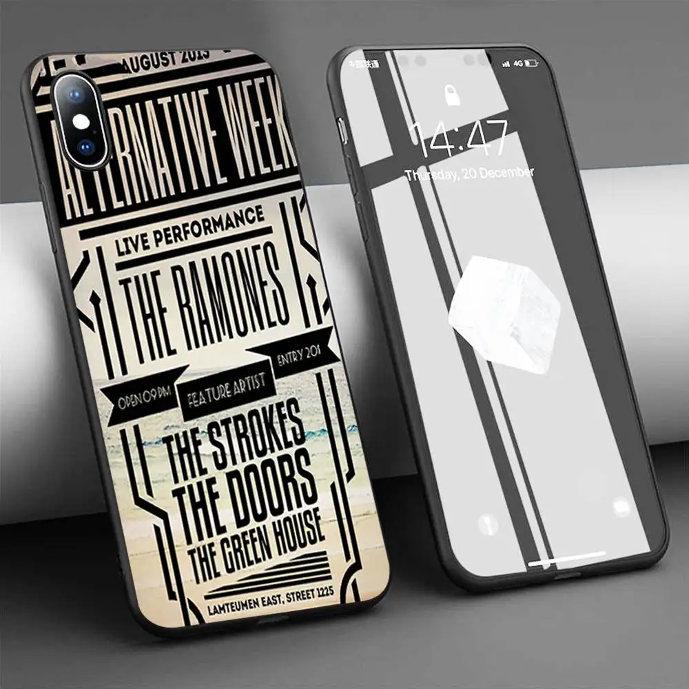 Coque Alternative Typography Flyer Soft Silicone Phone Case for iPhone 11 Pro Max X 5S 6 6S XR XS 7 8 Plus Cover | Мобильные