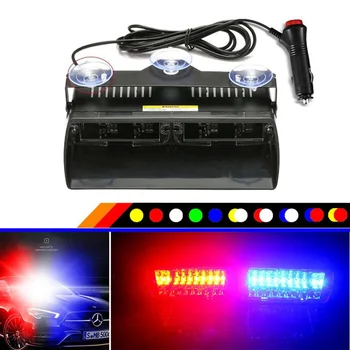 

12V 3W 16 LED Flashing Modes Car Truck Emergency Flasher Strobe Warning Light Led Flash Lights