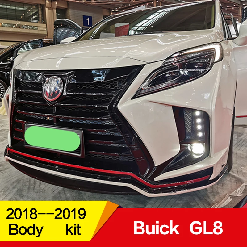 

Use for Buick GL8 Body kit Bumper Lips 2018 2019 year Front Rear bumpers Car refitting accessories