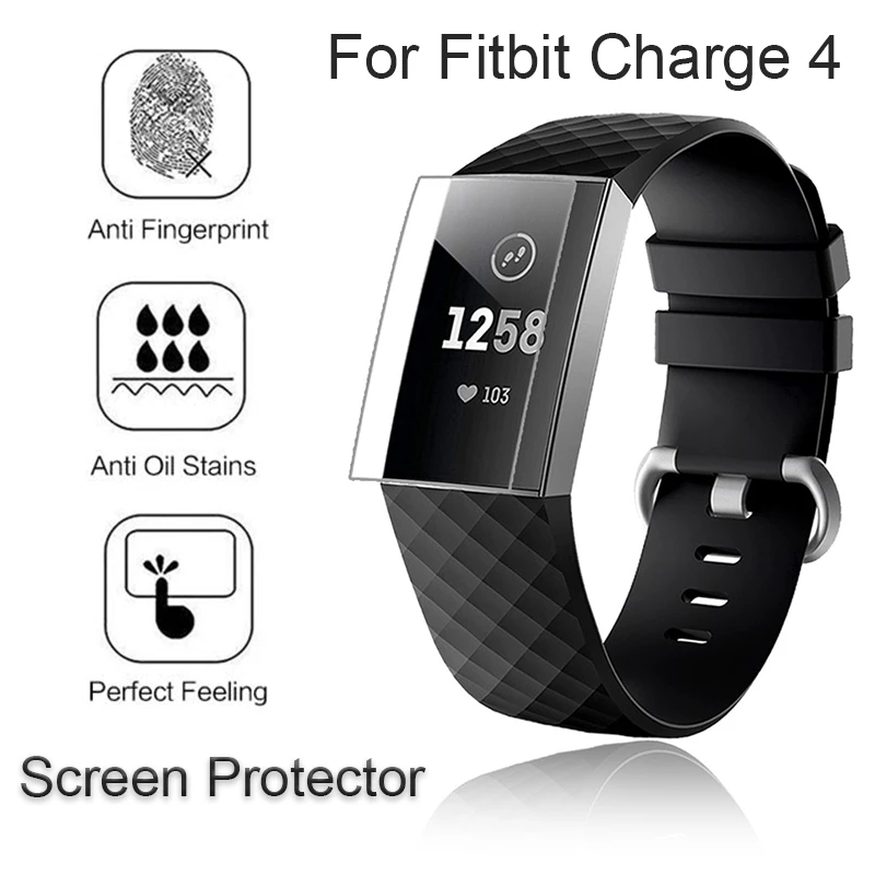 2x Full Cover for Fitbit Charge 2 Matte Screen Protector Curved Protection Film 