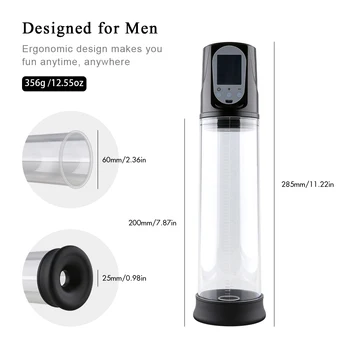 Newest Electric Penis Pump Automatic Penis Enlargement Male Vacuum Pump Enlarger Erection Penis Extender Sex Men Toy Masturbator 3