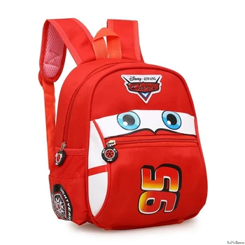 

Disney children car backpack kindergarten boy girl McQueen handbag school bag cartoon shoulder bag book student bag