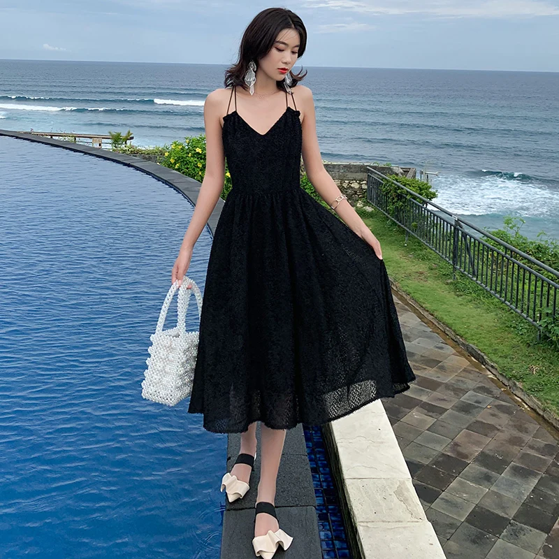 black women in sundress