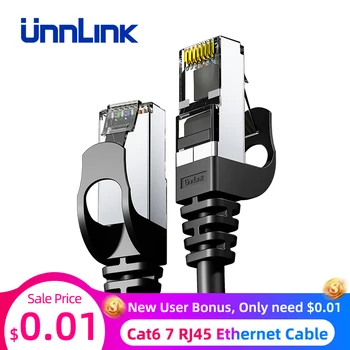 

Unnlink Ethernet Cable UTP Cat6 STP Cat7 Lan Cable RJ45 2m 3m 5m 8m 10m Network Patch Cable For PC Computer Modem Router TV Box